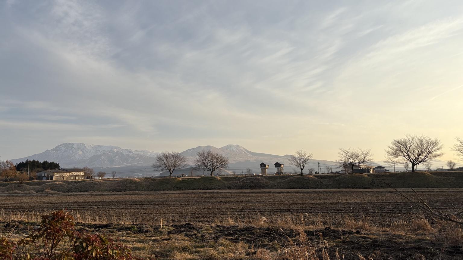 あその旅宿鷹の庄六の庄からの景色(冬)の画像