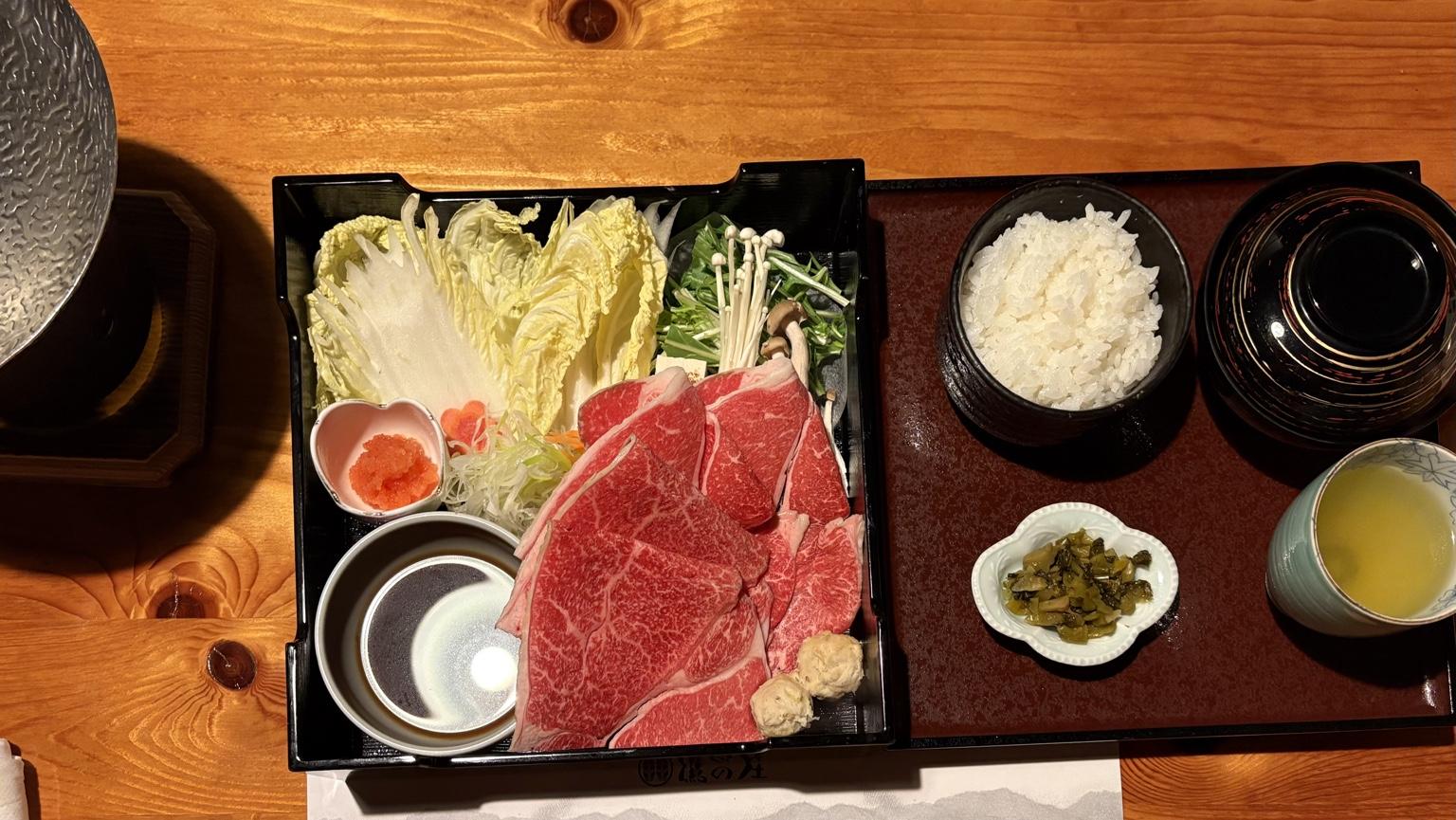 あその旅宿のあか牛スタンダードプランの料理の写真(あか牛しゃぶしゃぶ)