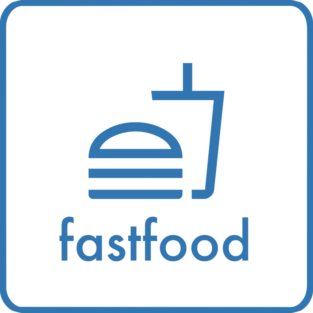 飲食店カテゴリーのファストフードタグのアイコン画像