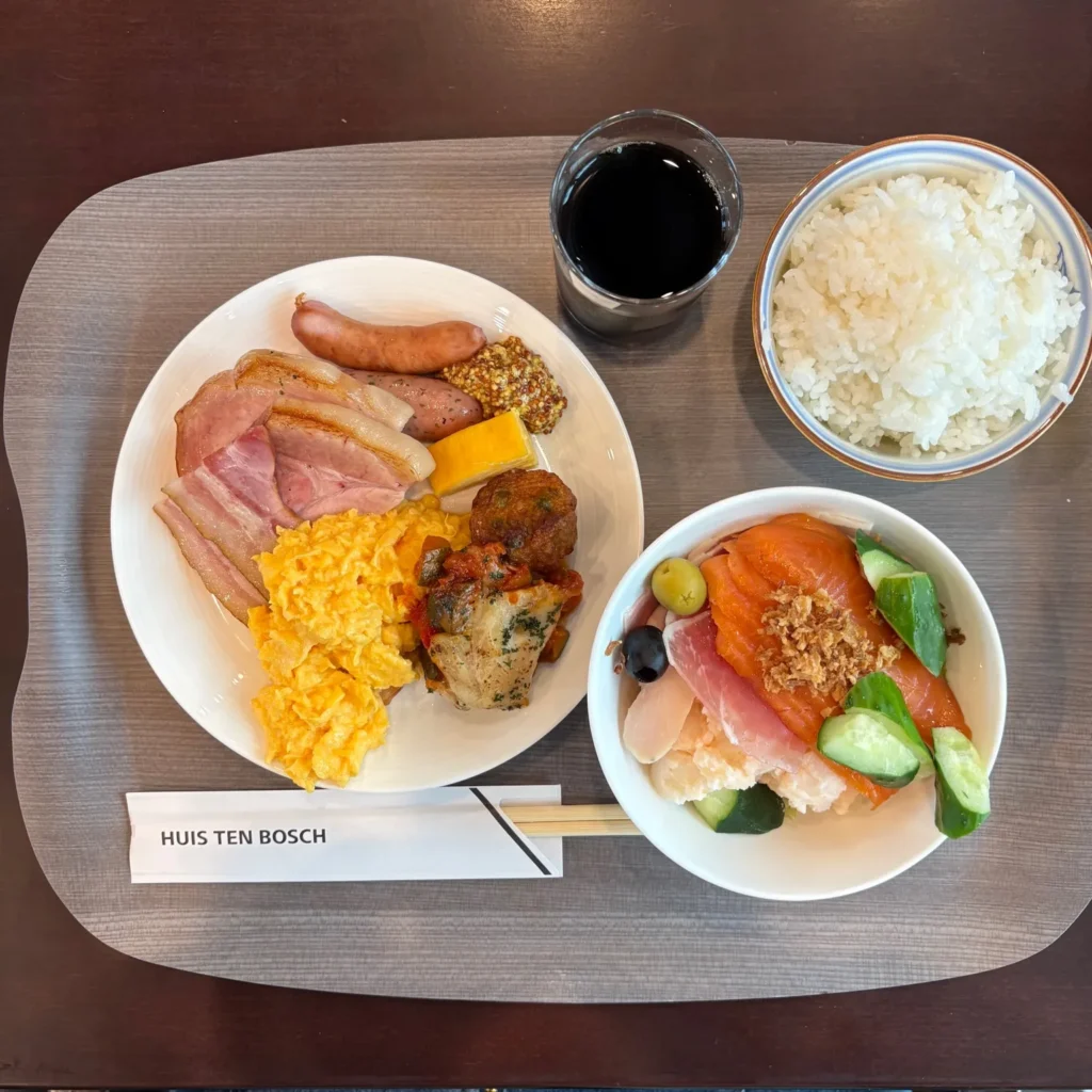 長崎県ハウステンボス直営のホテルアムステルダムの朝食の画像