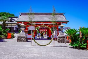 宮崎県日南市にある鵜戸神宮の画像