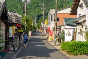 大分県由布市の湯の坪街道の画像