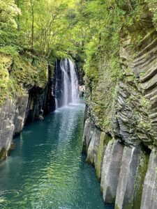 宮崎県にある高千穂峡の画像