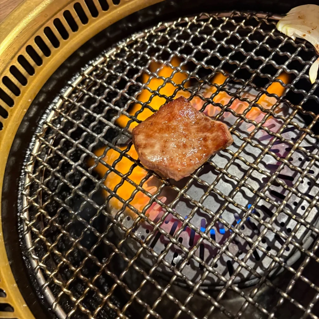 大同苑 仙台一番町店の焼き網。
