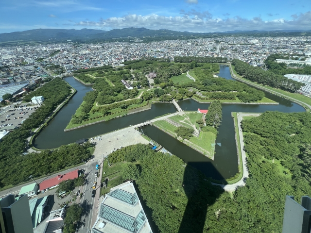 北海道函館市にある五稜郭の画像